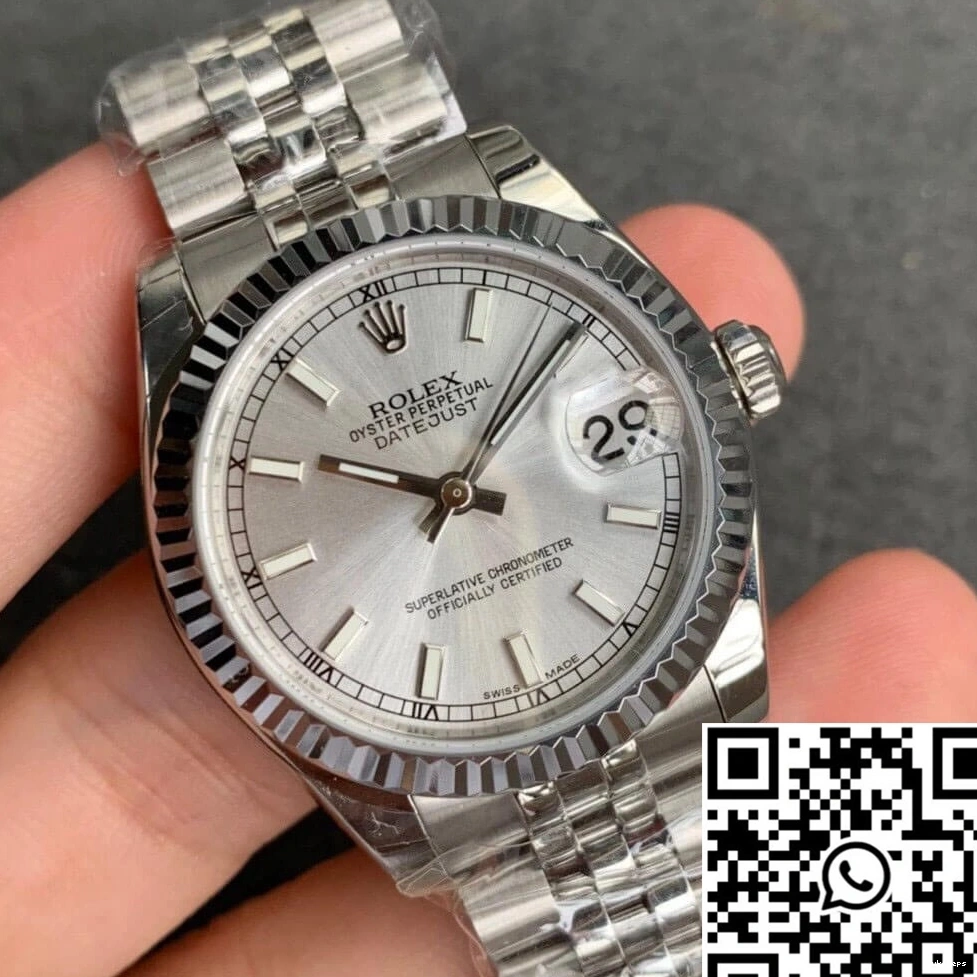 Factory Dial 31MM M278274-0012 Silver Rolex Datejust GS 0301
